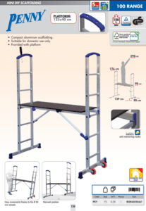 MINI DIY SCAFFOLDING PENNY - 1,74 m